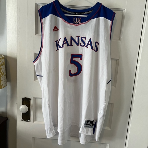 Adidas Kansas Jayhawks Basketball Jersey #5 XXL - Picture 1 of 8